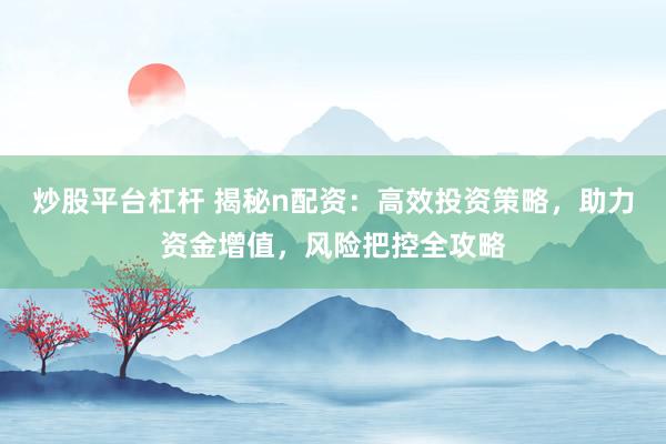 炒股平台杠杆 揭秘n配资：高效投资策略，助力资金增值，风险把控全攻略