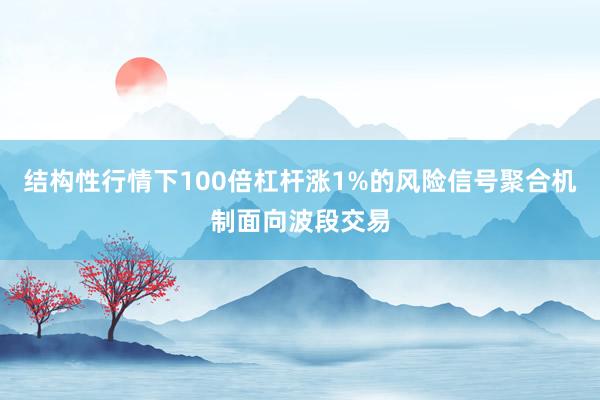 结构性行情下100倍杠杆涨1%的风险信号聚合机制面向波段交易